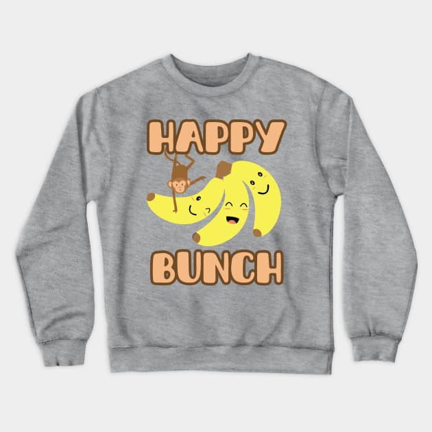 Funny, happy bananas Crewneck Sweatshirt by T-Crafts